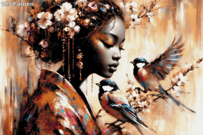 Vogelflüsterin - Diamond Painting