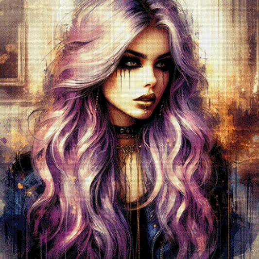Violet Wendy - Diamond Painting