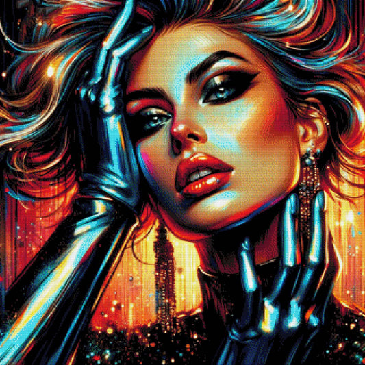 Silver Star - Diamond Painting