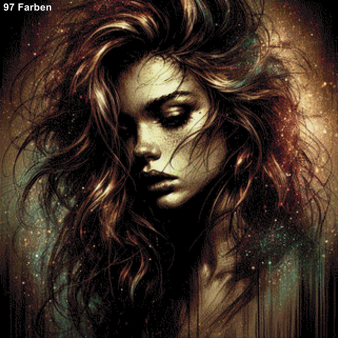 Glitzernde Mara - Diamond Painting