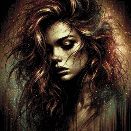 Glitzernde Mara - Diamond Painting