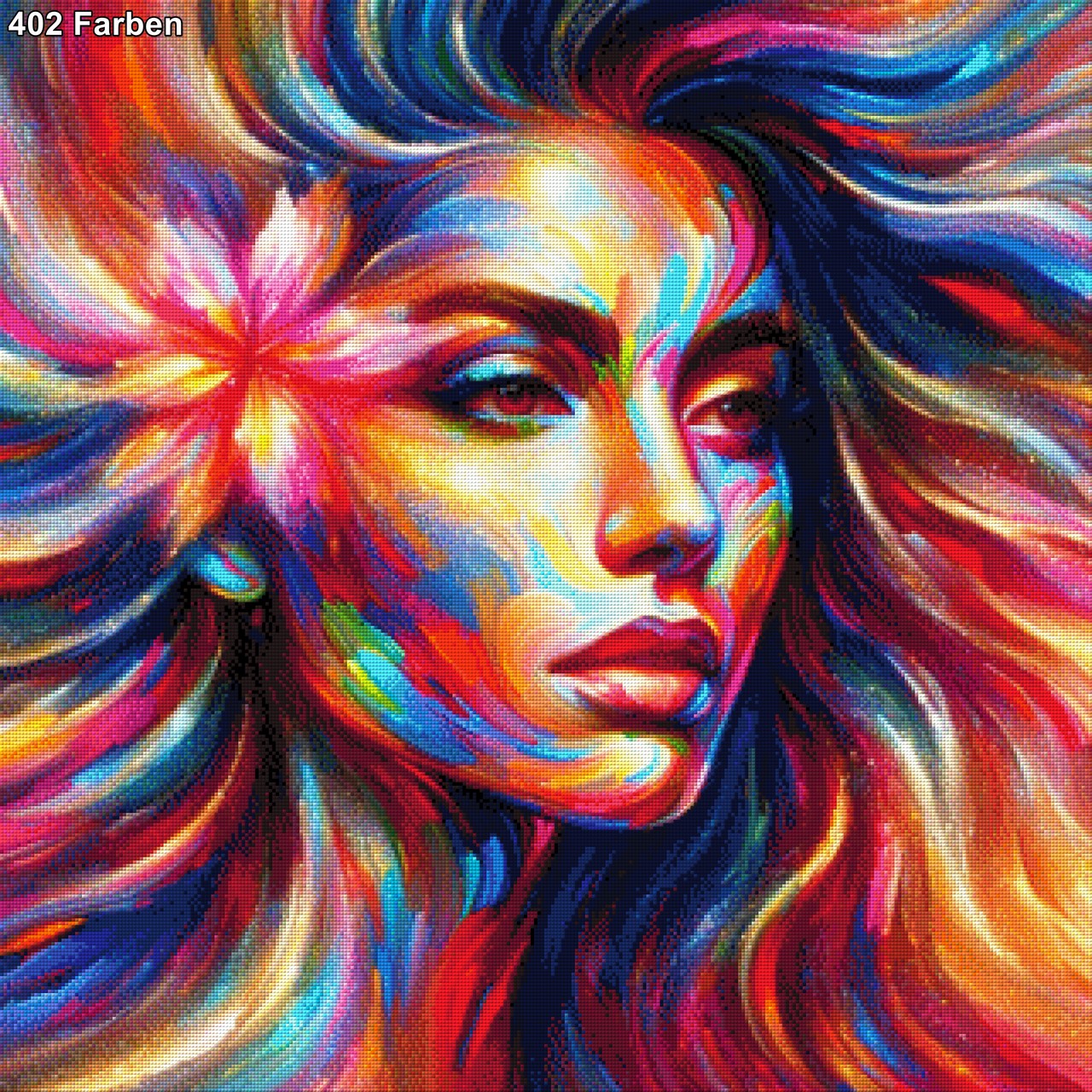 Colorful Charlotta - Diamond Painting