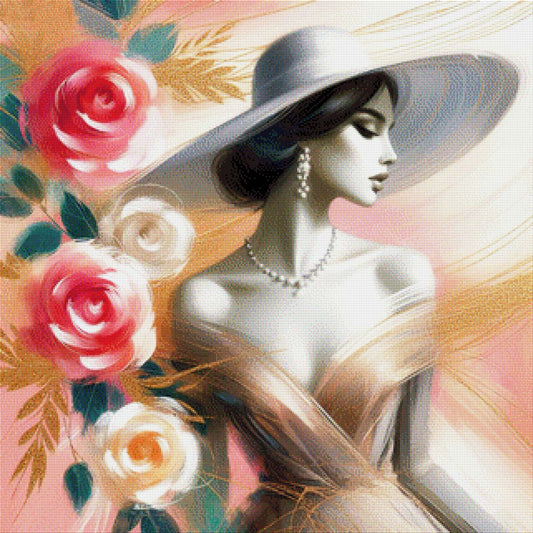 Elegante Marie - Diamond Painting