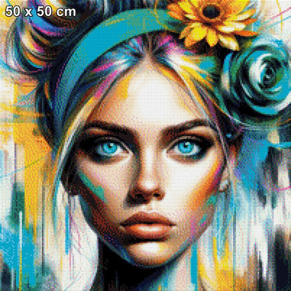 Adina die Geschmückte - Diamond Painting