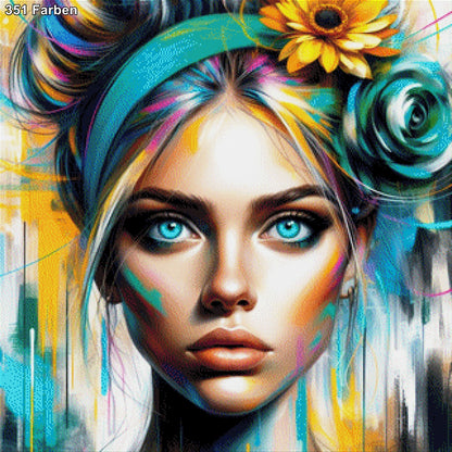 Adina die Geschmückte - Diamond Painting