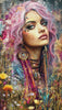 Biggi das Hippigirl - Diamond Painting