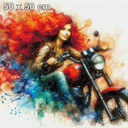 Bikerin - Diamond Painting
