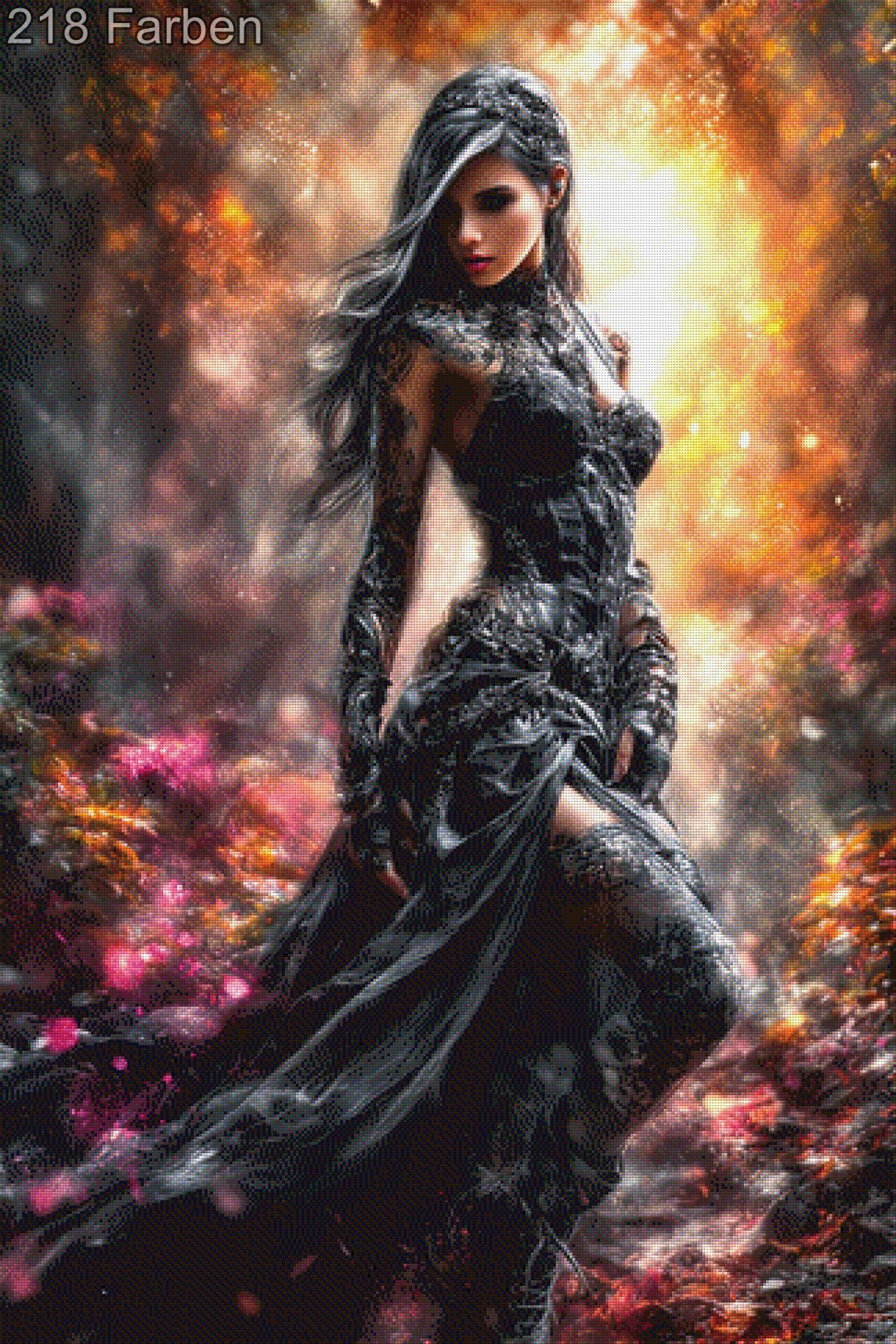 5D Diamond Painting - Aurelia Black
