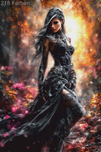 5D Diamond Painting - Aurelia Black