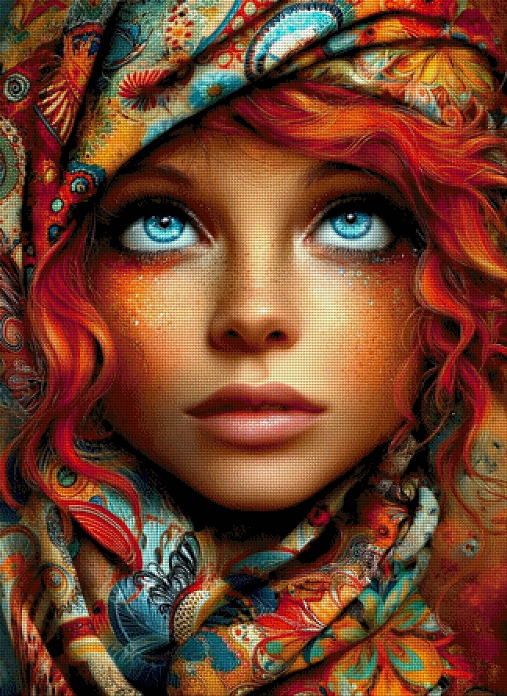 5D Diamond Painting - Rote Zora