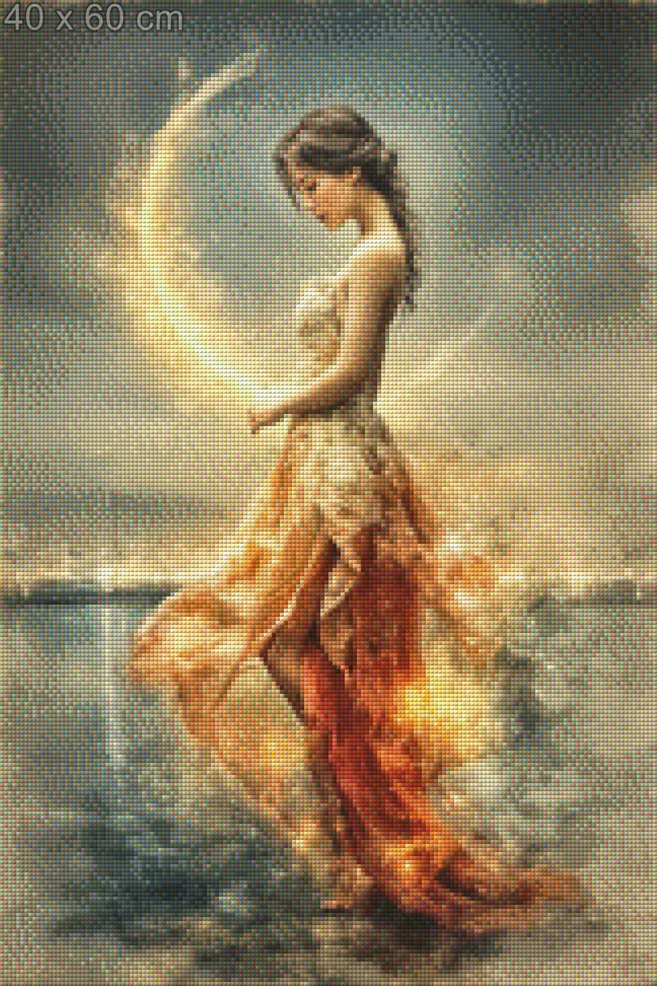 5D Diamond Painting - Aura der Mondsichel