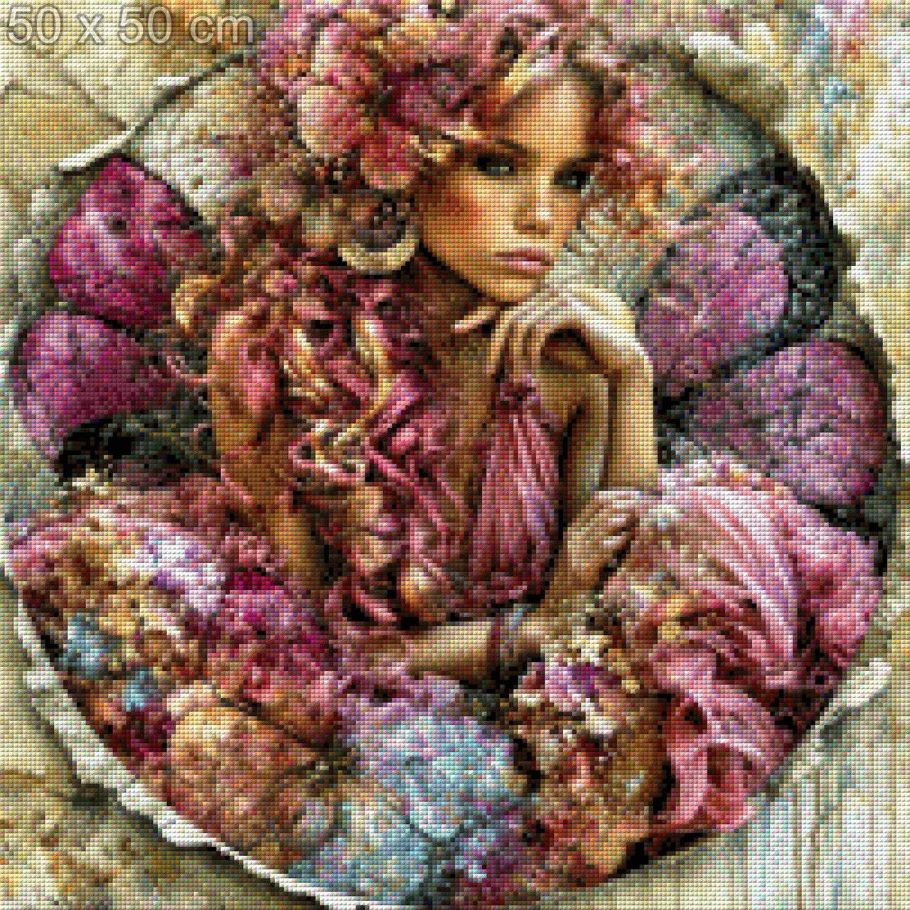 5D Diamond Painting - Rosa Romantik