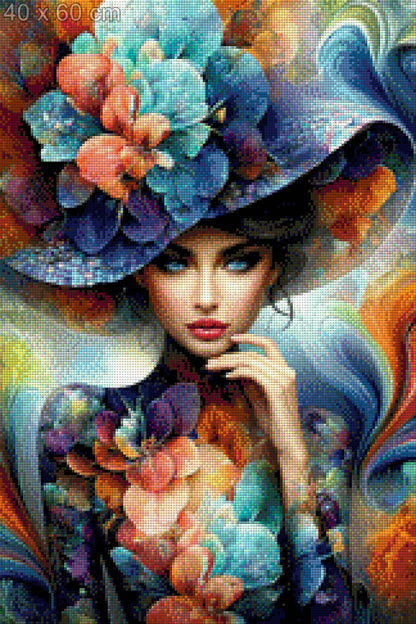 5D Diamond Painting - Florale Eleganz