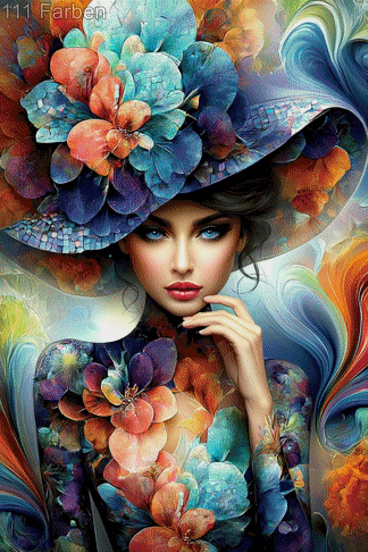 5D Diamond Painting - Florale Eleganz