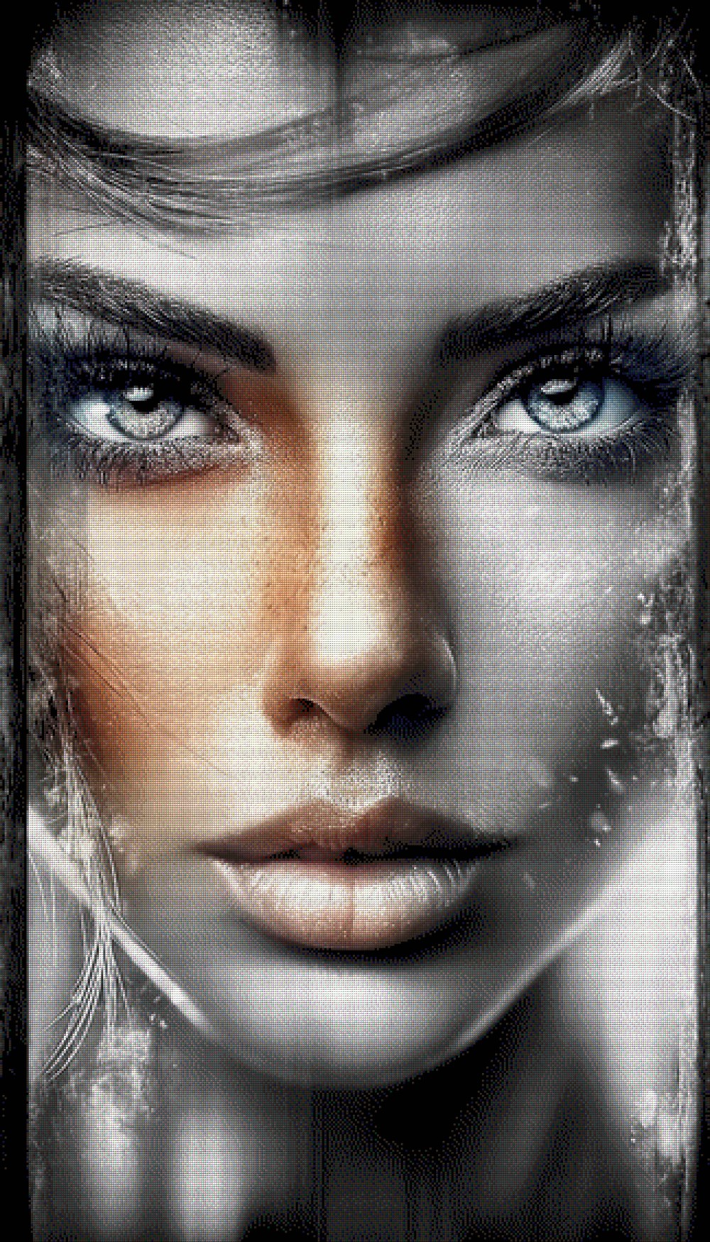 5D Diamond Painting - Eisblick