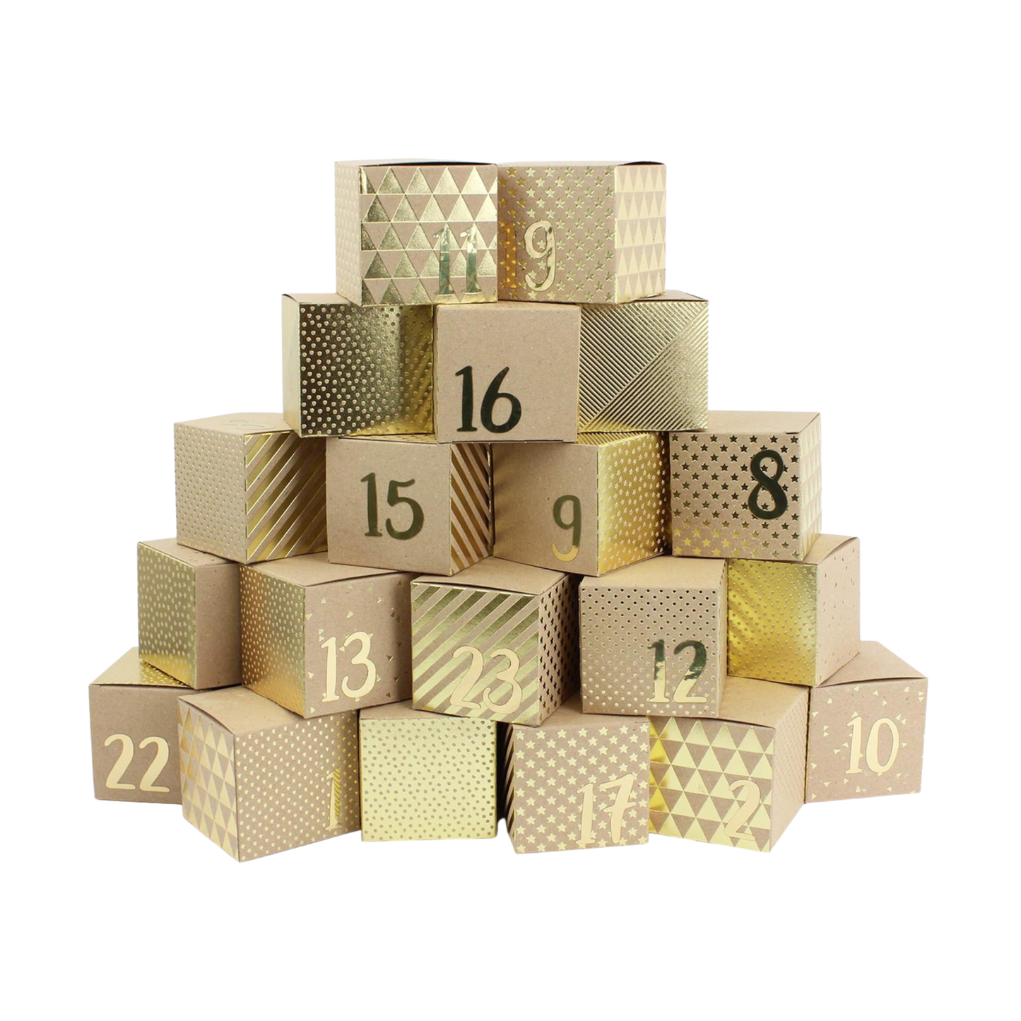 Adventskalender mit Fairydust-Harzsteinchen
