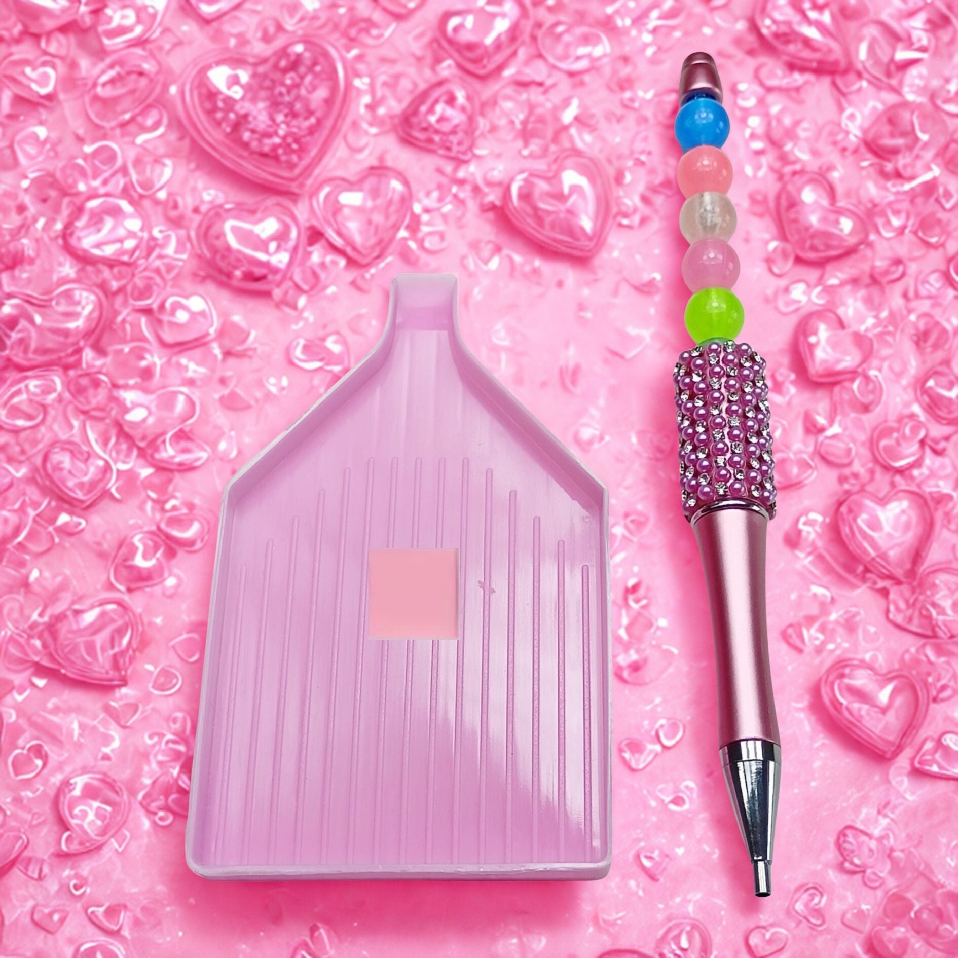 Toolkit für Diamond Painting Pink